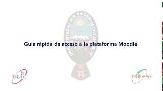 TUTORIAL: ACCESO A MOODLE (Estudiantes)