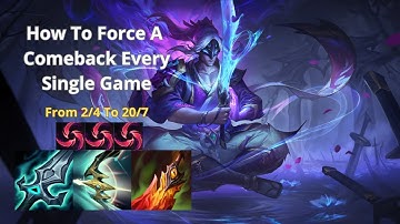 Unranked To Master With Master Yi Adc - How To Force A Comeback Every Single Game