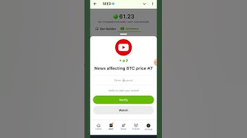 News affecting the BTC price | SEED Verify Code |  SEED
