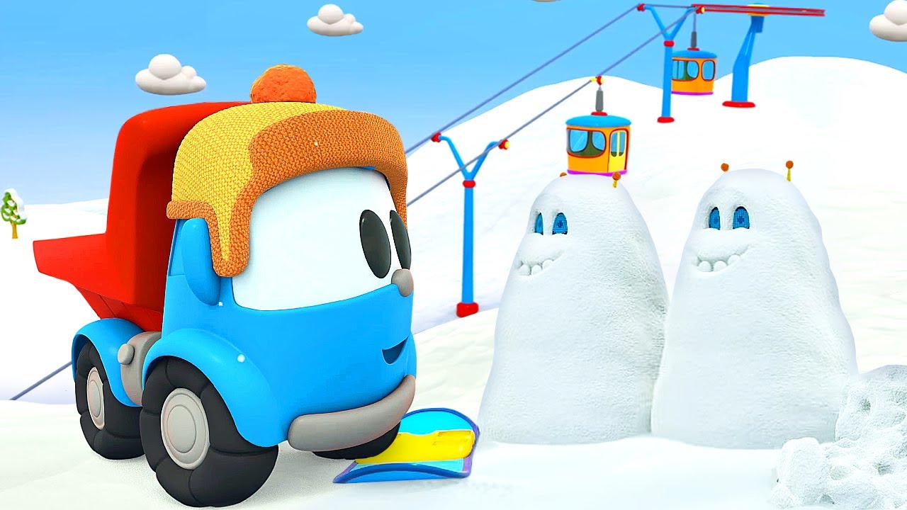 Leo der Lastwagen Kompilation. Cartoon für Kinder. 5 Folgen am Stück