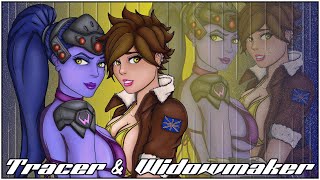 Tracer & Widowmaker Fanart Speedpaint