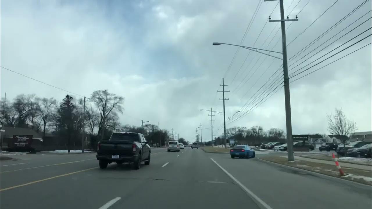 Driving to Utica, Michigan from Shelby Township, Michigan trough Van Dyke Ave. March 2022 YouTube