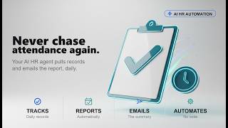 Daily Attendance report with ByteFlow | ByteFlow Basics
