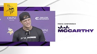 J.J. McCarthy on His Goals for 2024 Season, Biggest Adjustments So Far & Not Being Afraid of Failure