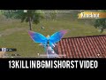 13kill in bgmi shorst video 🔥☠️ iQOO z9 x 5G Game Play ⏯️#battleroyale #bgmi 