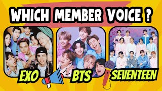 WHO'S SINGING (EXO OR BTS OR SEVENTEEN MEMBER?) !!! | KPOP GAMES 2023 | KPOP QUIZ 2023 screenshot 4