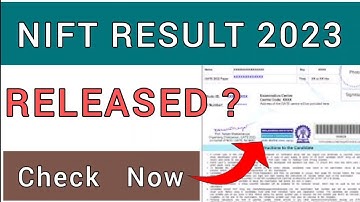 NIFT Result 2023 | How To Check NIFT Result 2023