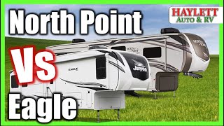 HEAD-TO-HEAD!! Which is better? Eagle vs North Point Jayco Full Time RVing Fifth Wheels