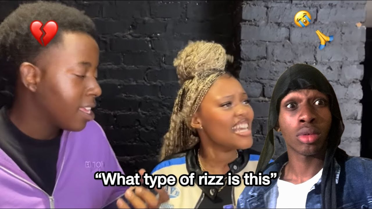 BROS RIZZ IS SO BAD IT HAD THE GIRLS LAUGHING AT HIM AND SAYING THIS ...