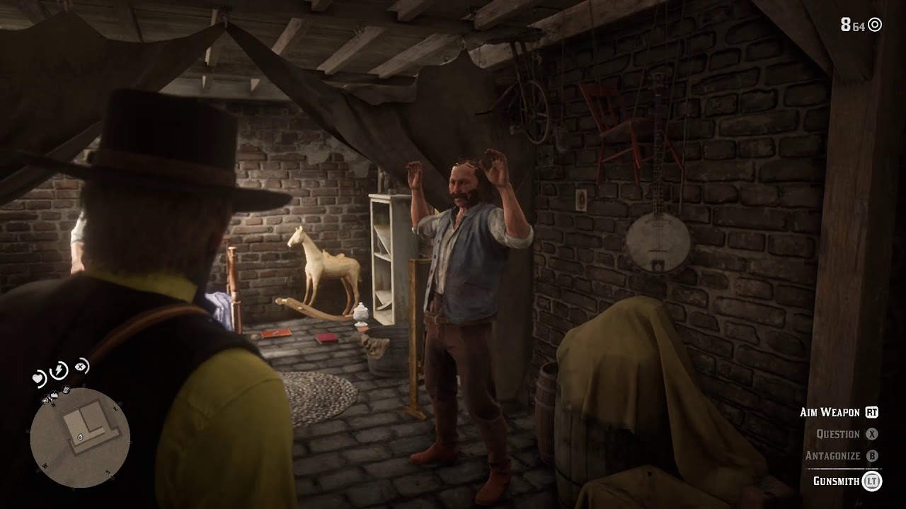 RDR 2 How To Rob The Gun Smith In Rhodes & Free The Prisoner & Get