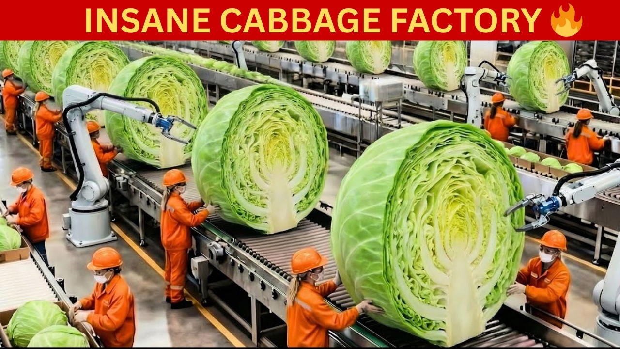 Inside the 100,000 LB Cabbage Factory – Satisfying Coleslaw Production ...
