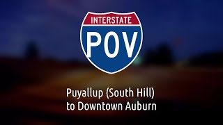 Driving through South Hill (Puyallup) and on to Auburn, WA via WA-161, WA-512, WA-167 and WA-18 | 4K