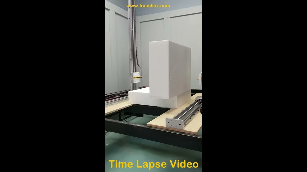 FC5050 hot wire cnc foam cutting machine cutting airfoils