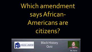 HOALLC Black History Month Quiz 2-2-2018