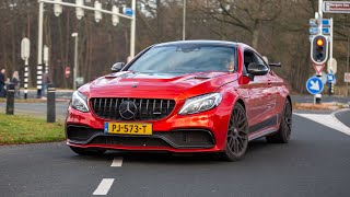 700HP Stage 2 Mercedes C63 S AMG Coupe with Straight Pipes - LOUD Accelerations & Revs !