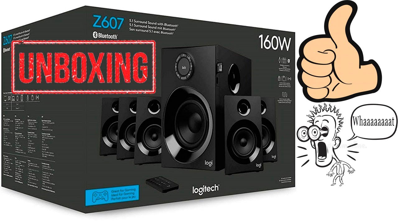 logitech z607 unboxing