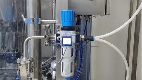 Festo AFR (air filter regulator) Span, settings.