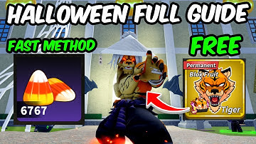 Blox Fruits Halloween Update Secret Candy Method & Fastest Event Rewards! Full Guide
