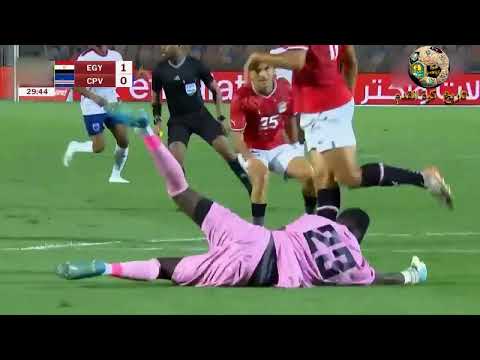 ملخص مباراة مصر والراس الاخضر 3 0 تصفيات كأس الامم الافريقية 2024