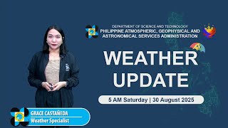 Download Lagu Public Weather Forecast issued at 5 AM | August 30, 2025 - Saturday MP3 Download Lagu Public Weather Forecast issued at 5 AM | August 30, 2025 - Saturday MP3