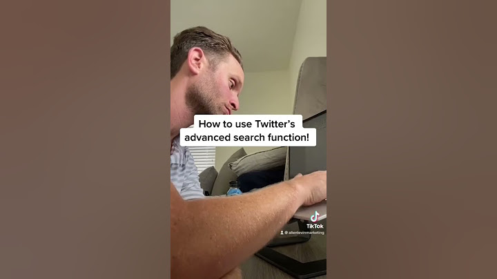 How to use Twitter’s Advanced Search Function #digitalmarketing