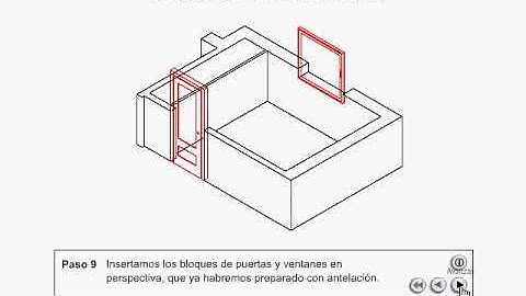 DT1 U5 T4 Apdo. 4: Perspectiva isométrica de una habitación
