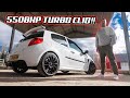 THIS 550BHP TURBO CLIO IS TERRIFYINGLY FAST!!