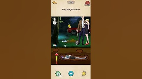 Nightmare Puzzles The Unknown Level 48 || Help The Girl Survive || #gaming #ytshorts #puzzle #game