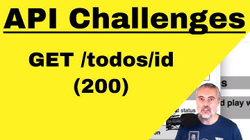 API Challenges - How to Solve GET todos id 200 in Insomnia
