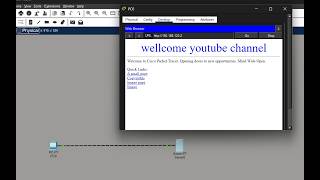 JARINGAN KOMPUTER - SIMULASI MEMBUAT SERVER HTTP PADA JARINGAN