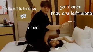 when got7 are left alone