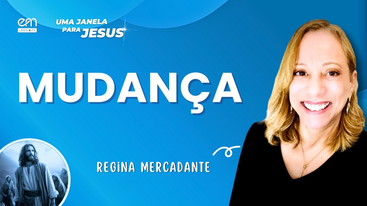 🌟 Produção Exclusiva EM Lives TV — Espiritismo e Mediunidade

➡️ Série: Uma Janela para Jesus — Episódio #277 — Um espaço de prece, reflexão e conexão com o Cristo. 🌹

📖 Livro Fonte Viva (Emmanuel, psicografia Chico Xavier) — Capítulo 175: Mudança — "Mas não o receberam, porque o seu aspecto era como de quem ia a Jerusalém." — LUCAS 9:53

🎙️ Exposição: Regina Mercadante (SP)
📅  Quartas às 19h | Sextas às 18h30

🌟 Regina Mercadante é criadora de conteúdo digital e expositora espírita. É fundadora e diretora da EM Digital – Espiritismo e Mediunidade, onde produz e conduz estudos, preces e reflexões à luz da Doutrina Espírita. Atua como voluntária no Instituto Espírita de Educação (SP).

🌟 Sobre a série
Uma Janela para Jesus é uma produção oficial do canal EM Lives TV – Espiritismo e Mediunidade.
📌 Um espaço de oração, reflexão e inspiração à luz do Evangelho, que fortalece a fé, a esperança e a coragem no caminho do bem.

▶️ Assista à playlist completa:
https://www.youtube.com/playlist?list=PL6S9KEn3CGmWgR86l3gGG2fvd4fp8-kEA

▶️ Inscreva-se na EM Lives TV:
YouTube – https://www.youtube.com/espiritismoemediunidade

🔹 Produção: EM Lives TV – Espiritismo e Mediunidade
🔹 Realização: EM Digital – Espiritismo e Mediunidade

🌐 Acesse nossas mídias sociais:
🔹 Site – https://emlives.tv
🔹 Facebook – https://www.facebook.com/espiritismoemediunidade
🔹 Instagram – https://www.instagram.com/espiritismo.mediunidade
🔹 TikTok – https://www.tiktok.com/@espiritismoemediunidade
🔹 Kwai – https://kwai.com/@Emlivestv
🔹 X – https://x.com/EMediunidade

#umajanelaparajesus #emlivestv #espiritismoemediunidade #emdigital #fonteviva #emmanuel #chicoxavier #reginamercadante #evangelho #jesus #espiritismo #paz #fe #reflexao #prece #oracao #mudanca