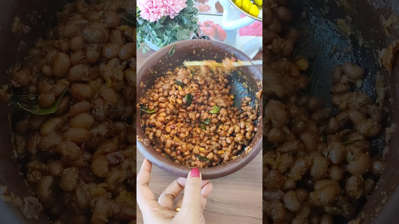 Vanpayar kuthi kachiyathu / Vanpayar Thoran - Vanpayar Recipe in Malayalam / Payar Mezhukkupuratti