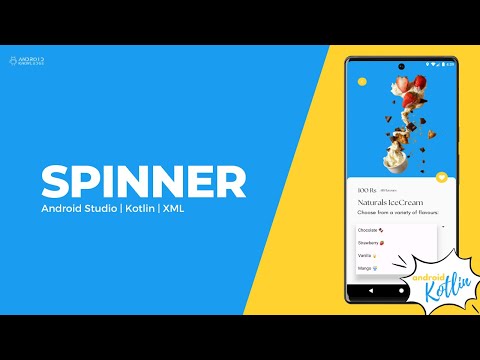 Spinner in Android Studio using Kotlin | Android Knowledge