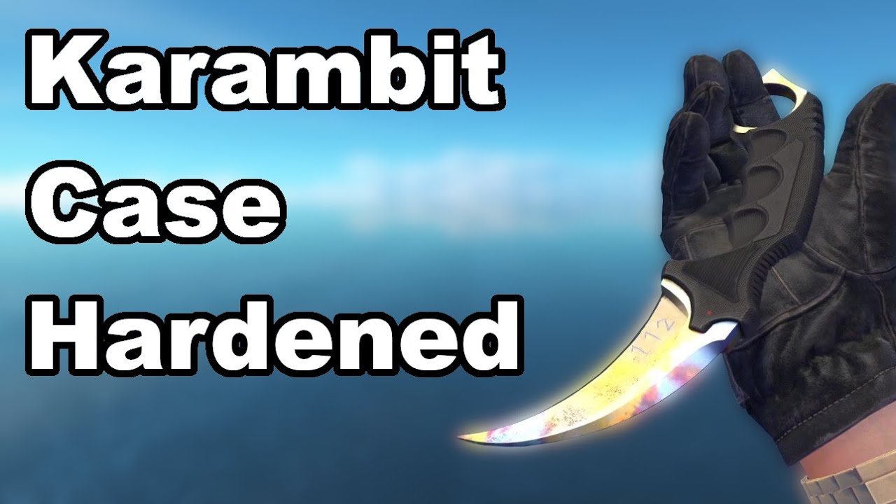 Karambit Case Hardened | CSGO Skin Showcase - YouTube