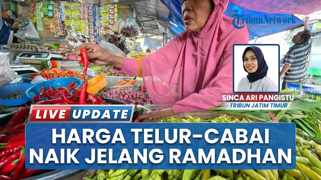 Harga Telur dan Cabai Naik Jelang Ramadhan 2026 di Bondowoso, Tembus Rp 100 Ribu Per Kilogram