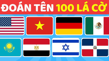 Thử Thách Đoán Tên 100 Lá Cờ Các Quốc Gia Trong 3s | BuBo Quiz