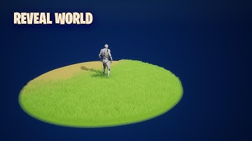 Unreal reveal the world around player