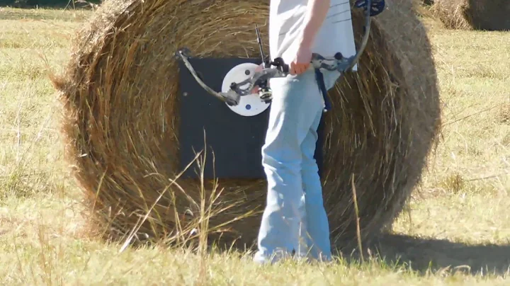 Eric Bradshaw masters compound bow and hits bullseye