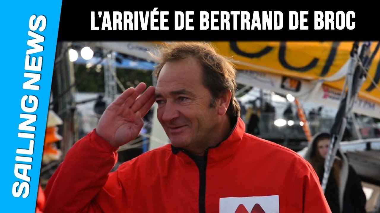 Vendée Globe 2016 - L'arrivée de Bertrand sur les pontons, 30 minutes avant le départ