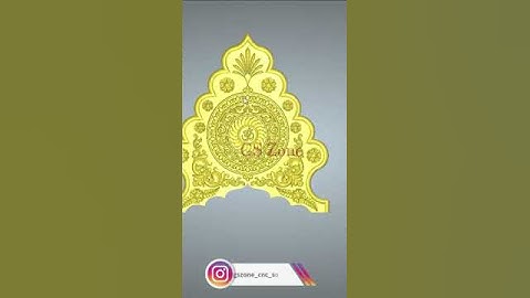 Temple Design made by #gszone  #artcam #design #cncrouter #illustrator #art #walldesign