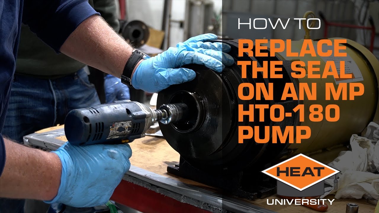 HOW TO Rebuild the Mechanical Seal on an MP HTO-180 Pump | HEAT UNIVERSITY