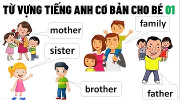 Từ vựng tiếng anh cơ bản cho bé Bài 2: chủ đề Gia đình | Dạy bé học tiếng anh - Thanh nấm