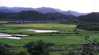 2017/07/14-(R180型重聯)貨物列車7556次,田寮洋通過.