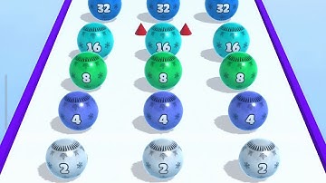 Ball Merge 2048 ⚽🏀 MAX LEVELS!! All Levels Gameplay Walkthrough Android iOS NEW UPDATE (104-109) 