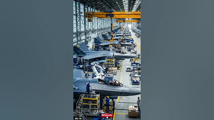 Building the ultimate warplane! A close look at F-35 #shorts #stealthjet #aerospace #viralshorts