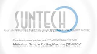 Suntech Motorized Fabric Sample Cutting Machine