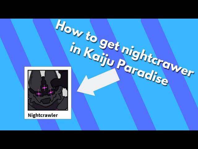 Hi! Enjoy your stay while you can. ] — so I got night crawler in Kaiju  Paradise and made