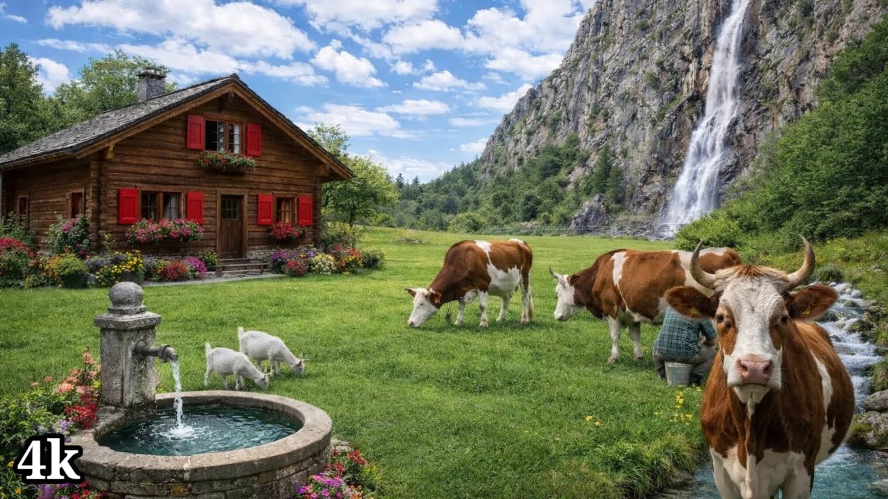 Switzerland in the Rain 🇨🇭 | Relaxing Tour Through Beautiful Villages & Scenic Roads (4k)