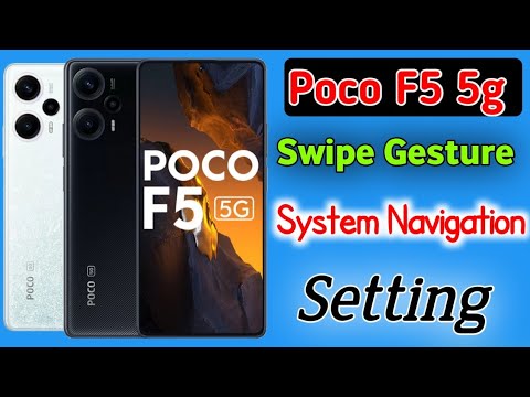 How to Set Gesture Navigation in Poco F5 5g/poco f5 5g me swipe gesture ...